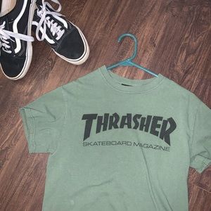 green thrasher skater shirt